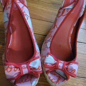 COACH WEDGE SHOES